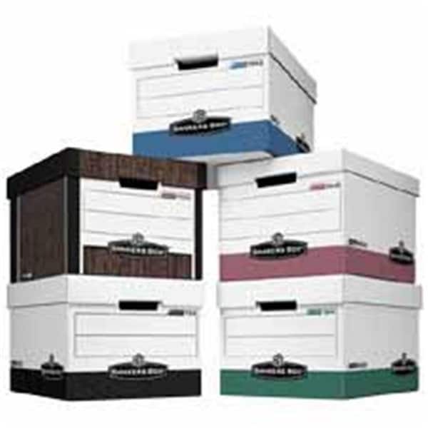 Fellowes Mfg. Co. FEL00725 Storage File- Letter-Legal- 12in.x15in.x10in.- 12-CT- Woodgrain 725 - main